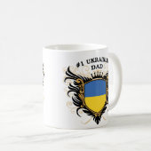 Ukrainischer Vater der Nr.-eine Kaffeetasse (VorderseiteRechts)
