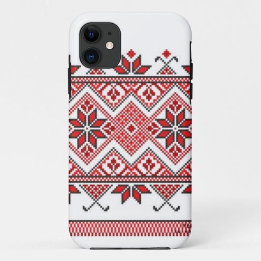 Ukrainischer Verzierung iPhone Fall Case-Mate iPhone Hülle (Rückseite)