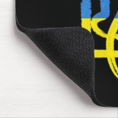 Ukrainischer Vintager Trident Unterstützung für da Mousepad (Ecke)