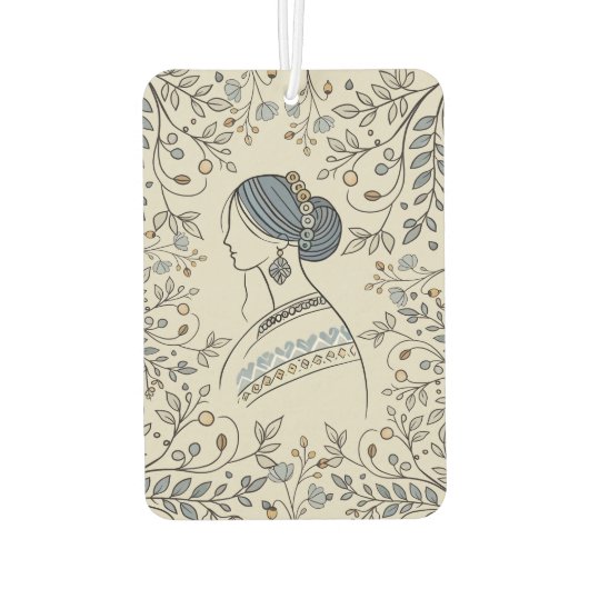 Ukrainischer Volkskunst-Freshener Autolufterfrischer (Rückseite)