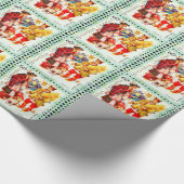 Ukrainischer Weihnachtenstern u. Didukh Geschenkpapier (Ecke)