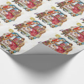 Ukrainischer Weihnachtstag Geschenkpapier (Ecke)