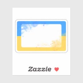 Ukrainisches Aufkleber-Planerbuch Aufkleber