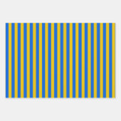 Ukrainisches blaues und gelbes Geschenk Geschenkpapier Set (Vorderseite 3)