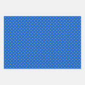 Ukrainisches blaues und gelbes Geschenk Geschenkpapier Set (Vorderseite 2)