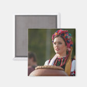 Ukrainisches Brot und Salz Magnet (Vorderseite/Rückseite)