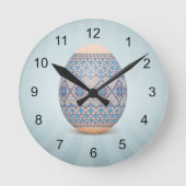 Ukrainisches Ei (Pysanka) Acrylmauer Runde Wanduhr (Vorderseite)