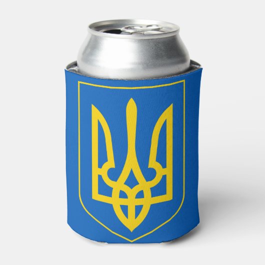 ukrainisches Emblem Dosenkühler (Kanne Vorderseite)