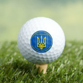 ukrainisches Emblem Golfball (Insitu T-Shirt)