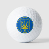ukrainisches Emblem Golfball (Vorderseite)