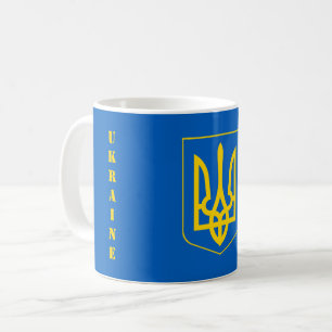 ukrainisches Emblem Kaffeetasse