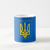 ukrainisches Emblem Kaffeetasse (Mittel)