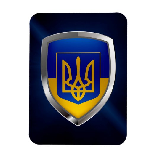 ukrainisches Emblem Magnet (Vertikal)