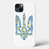 Ukrainisches Emblem trident tryzub ethnisch Case-Mate iPhone Hülle (Rückseite)