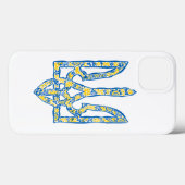 Ukrainisches Emblem trident tryzub ethnisch Case-Mate iPhone Hülle (Rückseite (Horizontal))