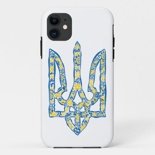 Ukrainisches Emblem trident tryzub ethnisch Case-Mate iPhone Hülle (Rückseite)