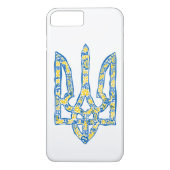 Ukrainisches Emblem trident tryzub ethnisch Case-Mate iPhone Hülle (Rückseite)
