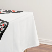 Ukrainisches Emblem trident tryzub stilisiert Tischdecke (Beispiel)