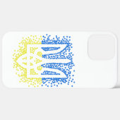 Ukrainisches Emblem trident tryzub zerstreut Herze Case-Mate iPhone Hülle (Rückseite / Rechts)