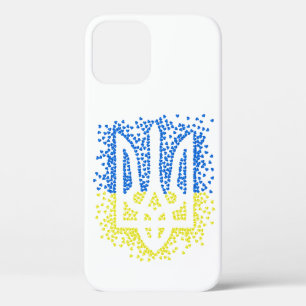 Ukrainisches Emblem trident tryzub zerstreut Herze Case-Mate iPhone Hülle
