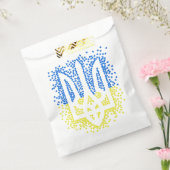 Ukrainisches Emblem trident tryzub zerstreut Herze Geschenktütchen (Versiegelt)