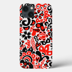 Ukrainisches ethnisches Blumenmuster abstrakt Case-Mate iPhone Hülle