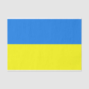 ukrainisches Fahnenpapier Seidenpapier