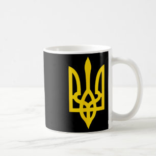 Ukrainisches Flaggen-Wappen-Symbol-Logo Ukraine  Kaffeetasse