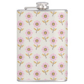 Ukrainisches Folklorekreuz Muster Flachmann (Vorderseite)