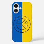ukrainisches Friedenszeichen Case-Mate iPhone Hülle (Rückseite)