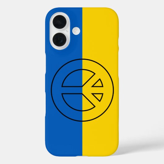 ukrainisches Friedenszeichen Case-Mate iPhone Hülle (Rückseite)