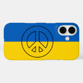 ukrainisches Friedenszeichen Case-Mate iPhone Hülle (Rückseite (Horizontal))