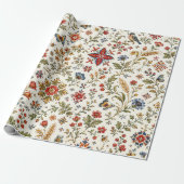 Ukrainisches Kreuzstichmuster-Wrap-Papier Geschenkpapier (Ungerollt)