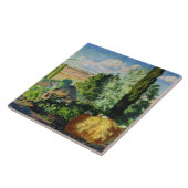 Ukrainisches Landschaftsbild Fliese (Seite)