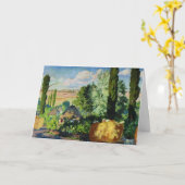 Ukrainisches Landschaftsbild Karte (Gelbe Blume)