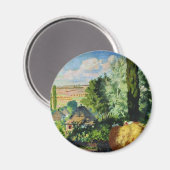 Ukrainisches Landschaftsbild Magnet (Vorderseite/Rückseite)