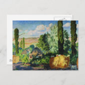 Ukrainisches Landschaftsbild Postkarte (Vorne/Hinten)