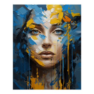 Ukrainisches Mädchen Glossy Poster