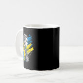Ukrainisches Mädchen - Stärke angesichts der Oppos Kaffeetasse (Vorderseite Links)