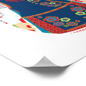 Ukrainisches Matryoshka-Poster Poster (Ecke)