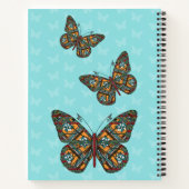 Ukrainisches MonarchspiralNotebook Notizblock (Rückseite)