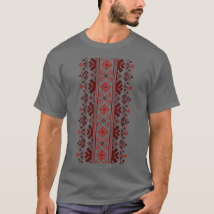Ukrainisches nationales Knittermuster  T-Shirt