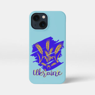 Ukrainisches Nationalsymbol Tryzub aus Weizenähre iPhone 13 Mini Hülle