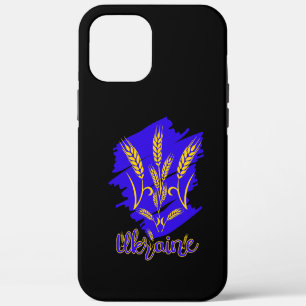 Ukrainisches Nationalsymbol tryzub aus Weizenohr Case-Mate iPhone Hülle
