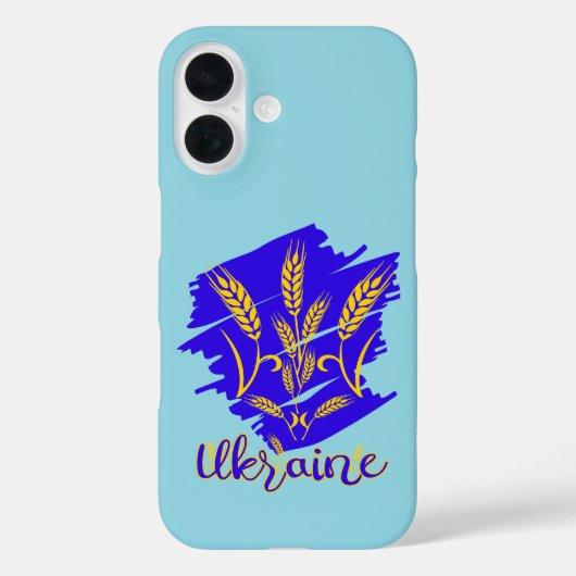 Ukrainisches Nationalsymbol tryzub aus Weizenohr Case-Mate iPhone Hülle (Rückseite)