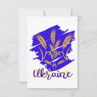 Ukrainisches Nationalsymbol tryzub aus Weizenohr