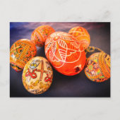 Ukrainisches Ostereier Feiertagspostkarte (Vorderseite)