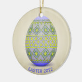 Ukrainisches Ostereier (Pysanka) Design Keramik Or Ornament (Links)