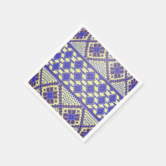 Ukrainisches Ostereier (Pysanka) Papier Napkins Serviette (Ecke)