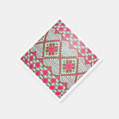 Ukrainisches Ostereier (Pysanka) Papier Napkins Serviette (Ecke)